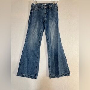 Stylish Blue Flare Women's Jeans